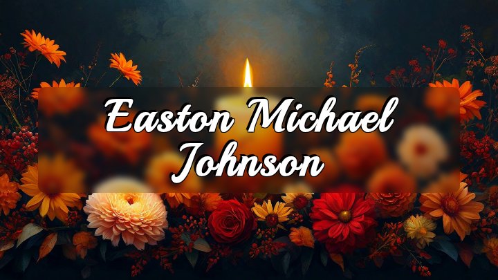 Easton Michael Johnson, Paw Paw, Michigan