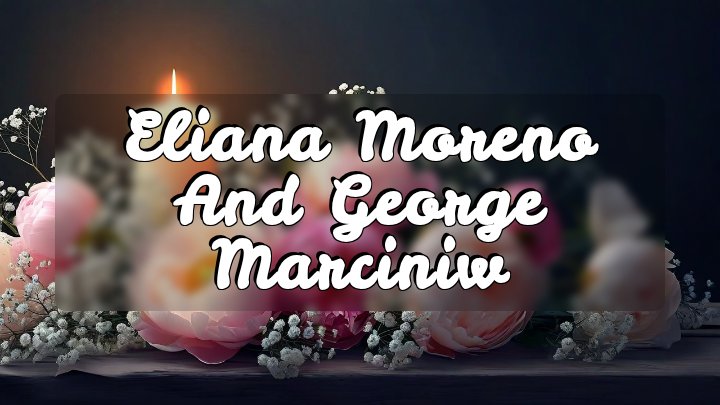 Eliana Moreno and George Marciniw, Chatsworth, Los Angeles County, California