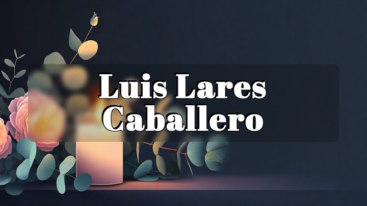 Luis Lares Caballero